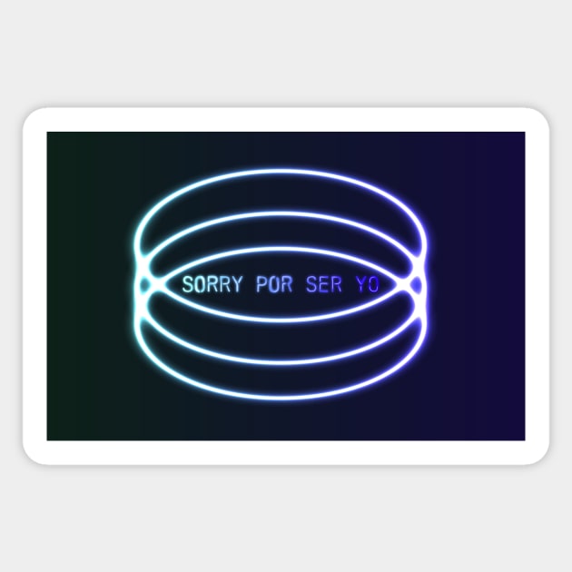 Sorry por ser yo... Bad Bunny Sticker by emiliapapaya